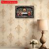 2d Flat 30*20cm, Last Supper Theme Square Wooden Wall Art, Perfect Choice for Home, Bar, Restaurant Decoration, Indoor Use, Religious Theme.