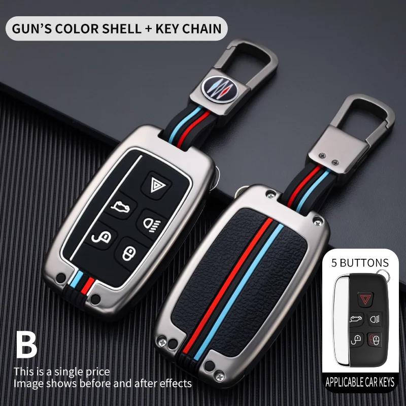 Zinc Alloy  Car Remote Key Case for Land Rover Range Rover Sport Velar Evoque Freelander2 Discovery Jaguar XF XJ XJL XE