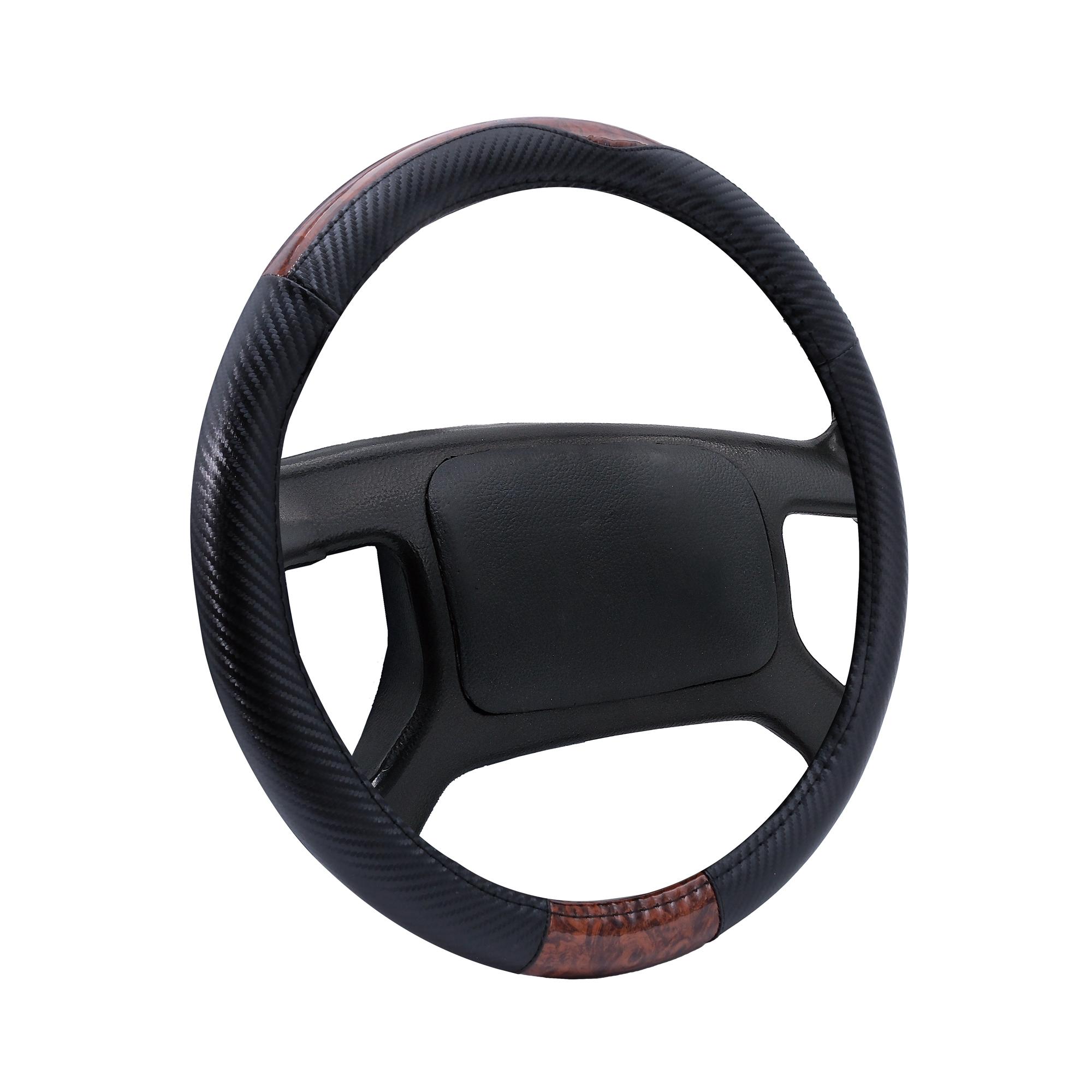 

Синтетична шкіряна накладка на кермо з малюнком і кольоровими акцентами