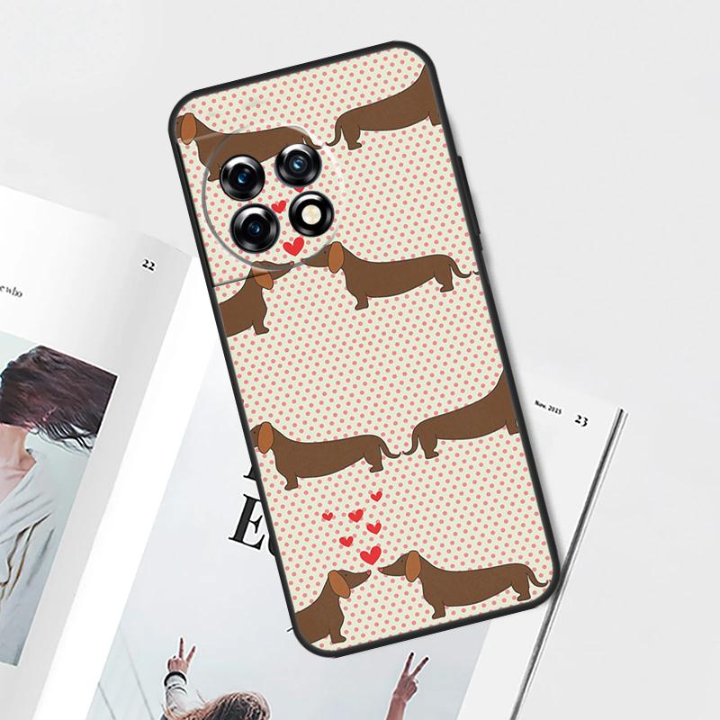 

Dachshund Sausage Dog Case For OnePlus Nord N20 N10 2T CE 2 3 Lite OnePlus 12 11 9 10 Pro 9RT 10R 12R 10T Cover OnePlus Nord CE2Lite