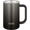 Vacuum Insulated Mug, 600ml, Black, Dishwasher Safe, Thermos Flask Design, Keeps Beer Hot or Cold, JDK-601C BK