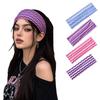 Elastic Makeup Headband Sweat-absorbent Women's Hairband Fashion Sport Hairband  Sports