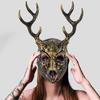 Reindeer Mask Full Face Mask Masquerade Mask Antler Mask Deer Head Mask Halloween Party Mask Carnivals Mask