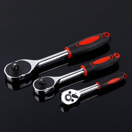 24 Teeth Chrome Steel Quick Release High Torque Ratchet Wrench Reparing Tool