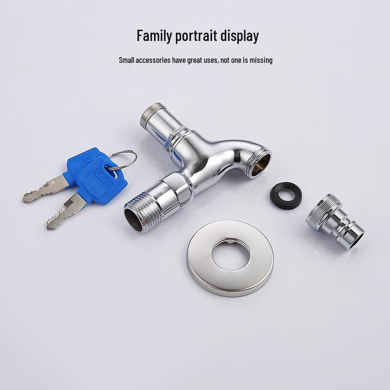 Outdoor Lockable Brass Faucet