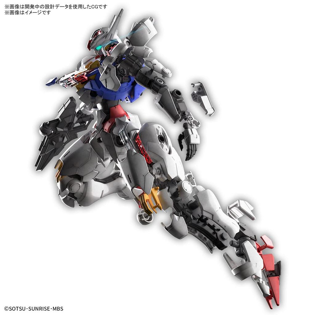 BANDAI SPIRITS FULL MECHANICS Mobile Suit Gundam: Witch of Mercury Gundam Aerial 1/100 Scale Pre-Colored Plastic Model