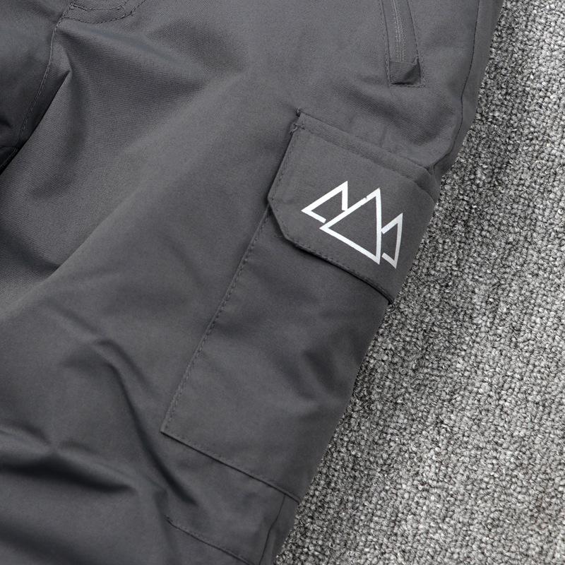 2025 Kids Ski Pants - Waterproof, Windproof, Warm Cotton Overalls with Straps for Outdoor Sports