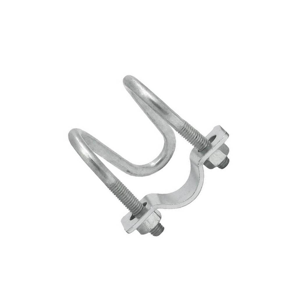 Outdoor Holder Metal Parasol Stands Portable U-shaped Clamp Balcony Railing Holder Fastening Stand for Fishing Rods