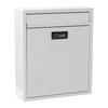 Wall Mount Mailbox with Lock Metal Postbox Retro Drop Box Post Letter Newspaper