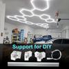 2-Pin V/Y/I/L Connector For Led Lamp For Bordered Honeycomb Light Tube 110-240V For Universal Car Wash Workshop Basement Garage