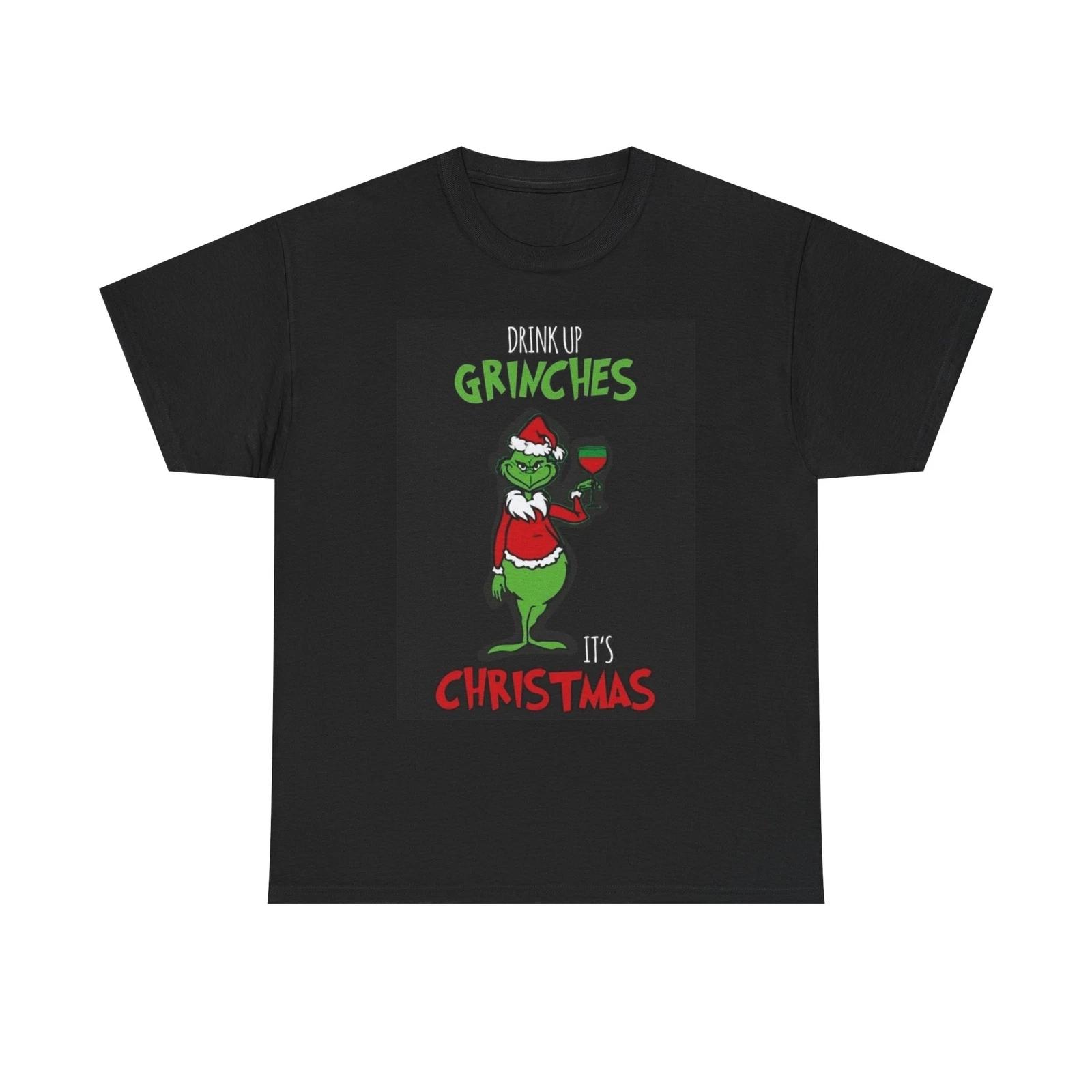 Men s and Women s T-shirts Drink Up Grinch s L