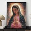 Creative Diamond Painting Kit for Adults DIY Virgin Mary Rhinestone Picture Canvas for Leisure Craft Wall Art and Gift Making Fun Set