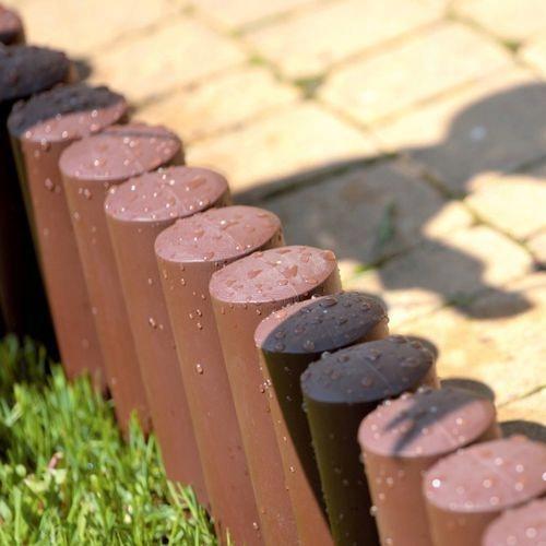 Garden Plastic Border Palisade in , 2.4m, for Lawn