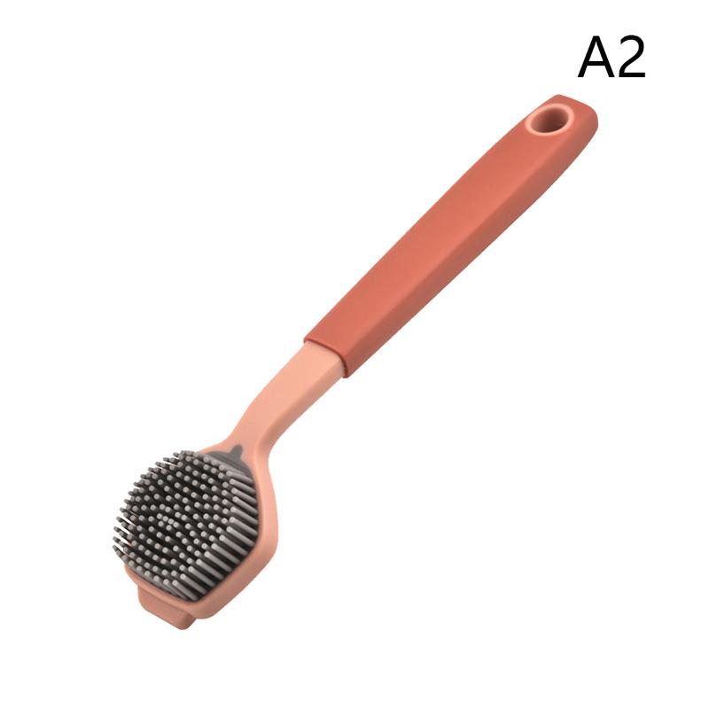 

Щетка для чистки кухонная мягкая пластиковая длинная ручка силиконовая щетка для мытья посуды щетка для мытья кастрюль щетка для дезинфекции щетка для чистки