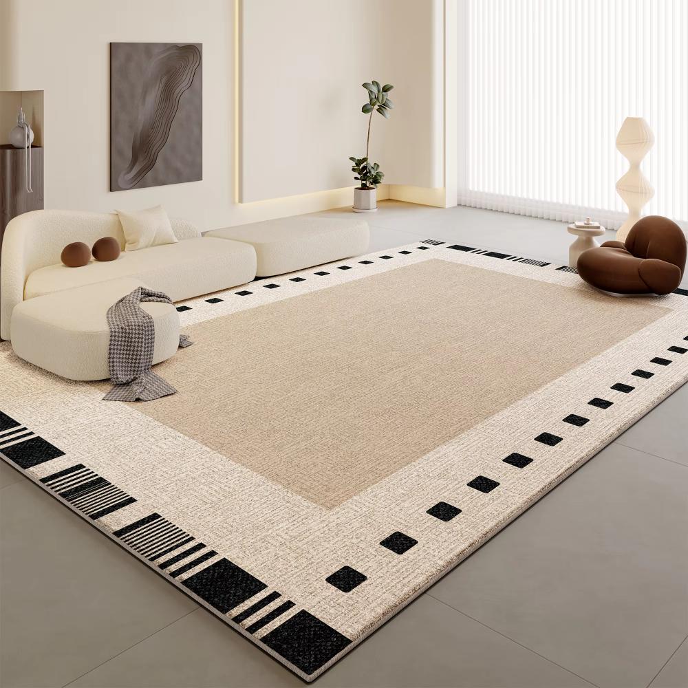 

Upgraded Material Carpet Living Room Cream Home Decor Sofa Light Luxury Premium Sense of Thickening Bedroom Mats Rug 40X60CM(1.3X2FT