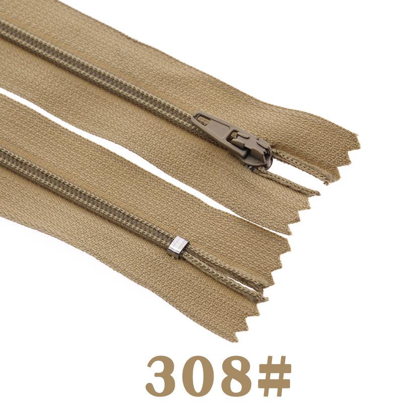 10pcs Nylon Coil Zipper 4"-24" (10 cm-60 cm) for Tailor Crafts, Sewing Clothes Zipper (20 Colors) Sewing Accessories