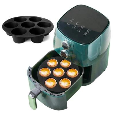 7/8'' Stampi per Torta in Silicone Accessori per Friggitrice ad Aria Stampi Rotondi per Muffin Stampi per Cottura a Microonde Teglia da Forno Teglia da Forno Stampo per Torta