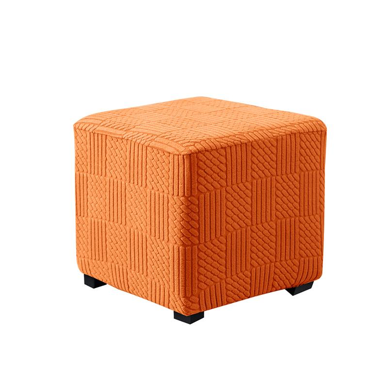 

Чехол на квадратный табурет, эластичный, универсальный, чехол на пуфик, пыленепроницаемый, моющийся, чехол на педаль низкого табурета, защитный чехол для мебели S