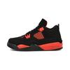 Jordan Air Jordan 4 'Red Thunder And Lightning Antiscivolo Ammortizzazione Resistente all'Abrasione Traspirante BQ7669-016