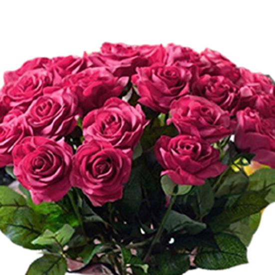 10 buc flori artificiale de trandafiri din latex pentru petrecere de nunta buchet de masa de birou Decor pentru casa