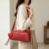 PU-Leder Polka Dot Schultertasche Große Kapazität Umhängetasche INS Tragetasche Damen