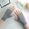 Winter Fingerless Gloves Open Thermal Mittens with Thumb Holes Warm Half-Finger Gloves for Women Men Typing Texting Writing