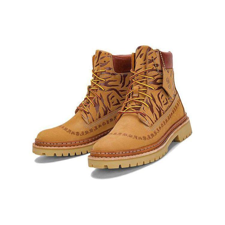 Timberland CLOT X  Breathable Durable Versatile Casual Short Outdoor Boots Women Boots Wheat A66K7