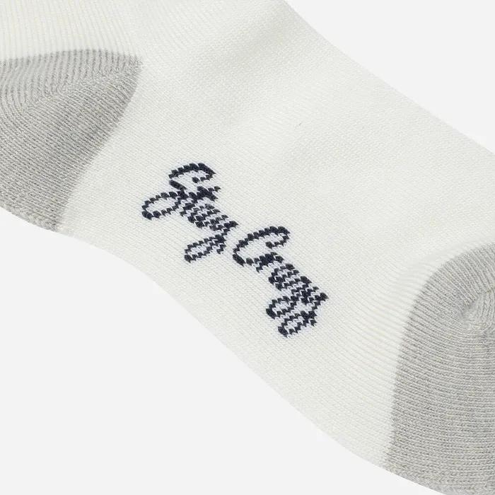 Striped Wool Socks (IVORY DARK)