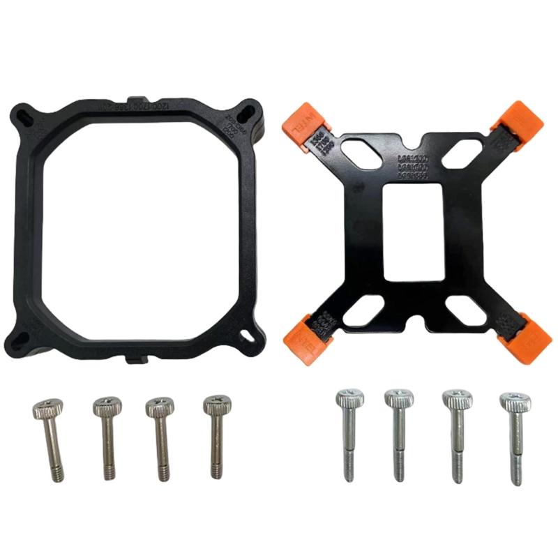 CPU Cooling Fan Support Base Frame With Installation Screws for 1700 1200 115x 2011 1366 Retention Backplates Set