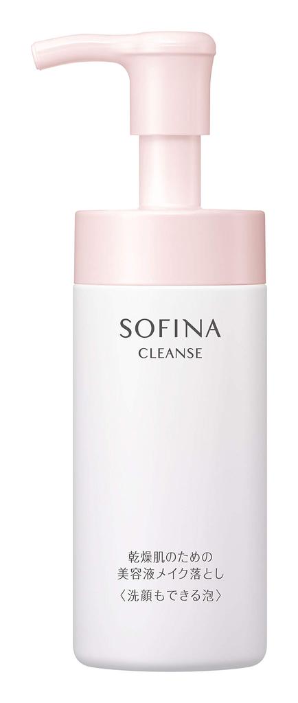 Sofina serum makeup remover for dry foam that can also be used to wash your 150ml skin, face,