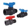 PVC-Kugelhahn 3/4" 1" Innengewinde Außengewinde Ventil Schalter Gartenbewässerung Wasserrohr Verbindung Innen zu Außen Gewinde 1 Stück