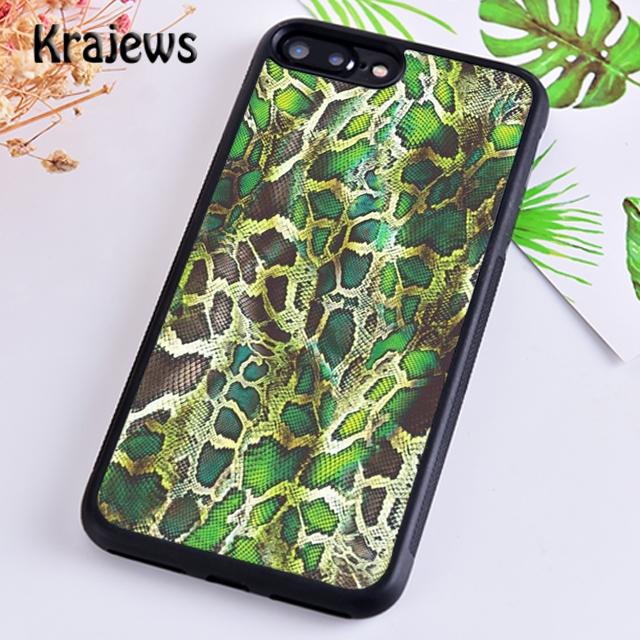Krajews Cool Snake Texture Phone Case Cover For iPhone 17 Air 16 15 14 plus 12 13 pro max coque Shell Fundas