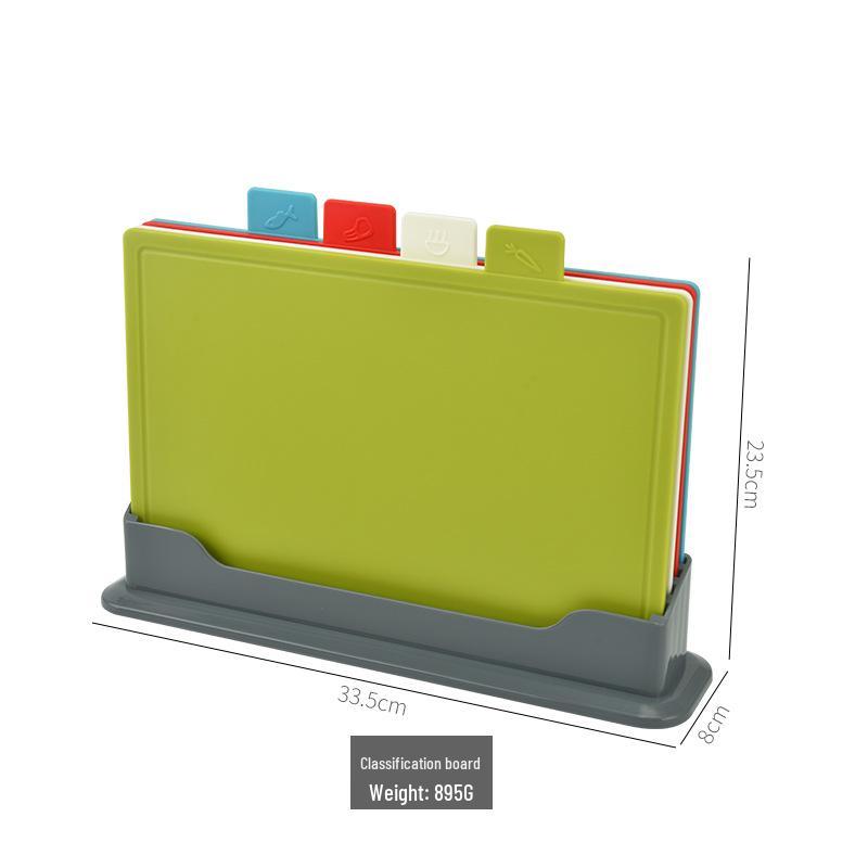 Four-Color Non-Slip Cutting Board Set for Baby & Household Use