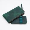 Top Layer Genuine Leather Pen Case Cute Creative Apple Pencil Holder Bag with Stand  Pencil Pouch Free Sample Included