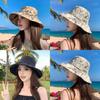 Summer Sun Protection Wide Brim Cap With Breathable Cotton Polyester Fabric For Outdoor Travelers