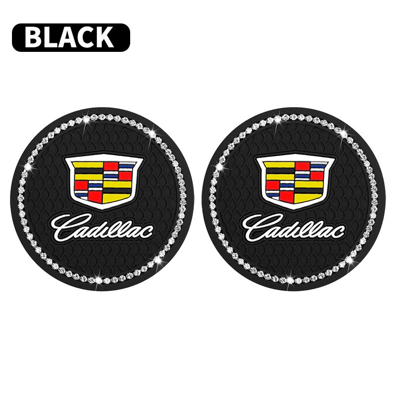 

Car Non-slip Water Cup Pad Diamond Rhinestone Bling Decoration For Cadillac Escalade GT4 XT4 ATS XT5 CTS XTS RS Accessories