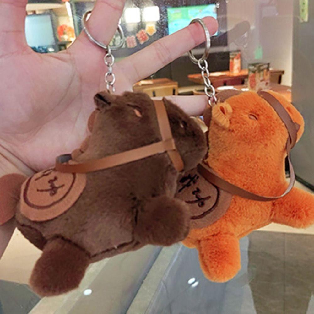 Feel Comfortable Doll Plush Keychain Kawaii Plush toy pendant Pony Keychain  Car Key Pendant