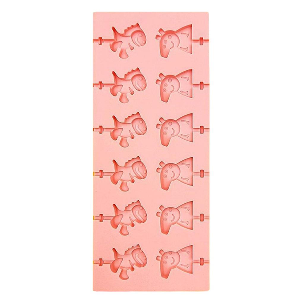 Food Grade Silicone Lollipop Molds Creative Cute Animal Flower Design Candy Mold Suitable for Baking Delicious Food