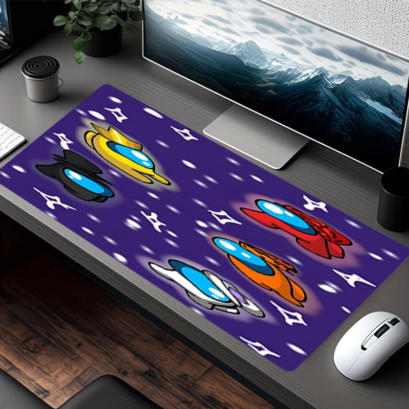 Among Us Print Mouse Pad, for Keyboard Pad Laptop PC Mat for Office Home Use, Desk Decor, Perfect Birthday Gift for Gamers