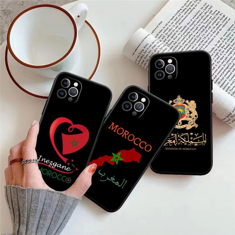 IK48 Morocco Flag Passport New High-End Shell Phone Case for Redmi Note 8 9 Pro Max 9S 9T 9C NFC 8T 8A 10A A4