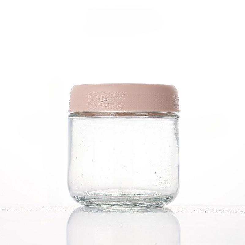 Kitchen Sealed Jar Coffee Bean Storage Bottle Kitchen Food Grain Tea Glass Jar Fresh Storage Jar Oats Grain Storage Jar Bottle