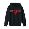 Kids' Long Sleeve Loose Pullover Letter Print Drawstring Hooded Sweatshirt