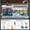 Acuario de Peces Betta de Alta Definición con Filtro y Oxigenador Integrados para Decoración de Sala de Estar