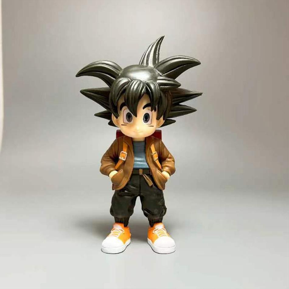 13cm Son Goku Figure Dragon Ball Super Figurine Cute Mode Figure Statue DBZ Model PVC Collectible Toys Ornament Gifts Toys