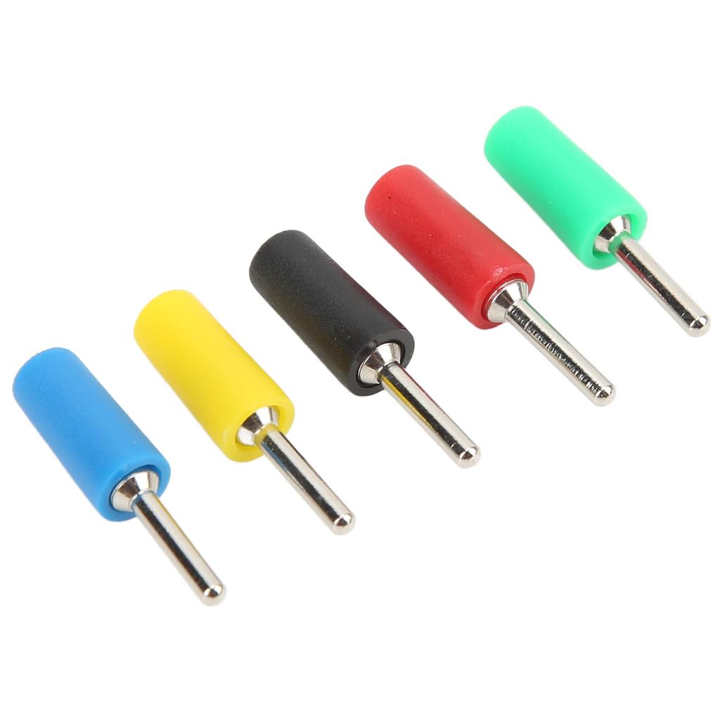 10Set Straight Banana Plug Brass PE Bananas Cable Connector for Welding Machinery Automobiles
