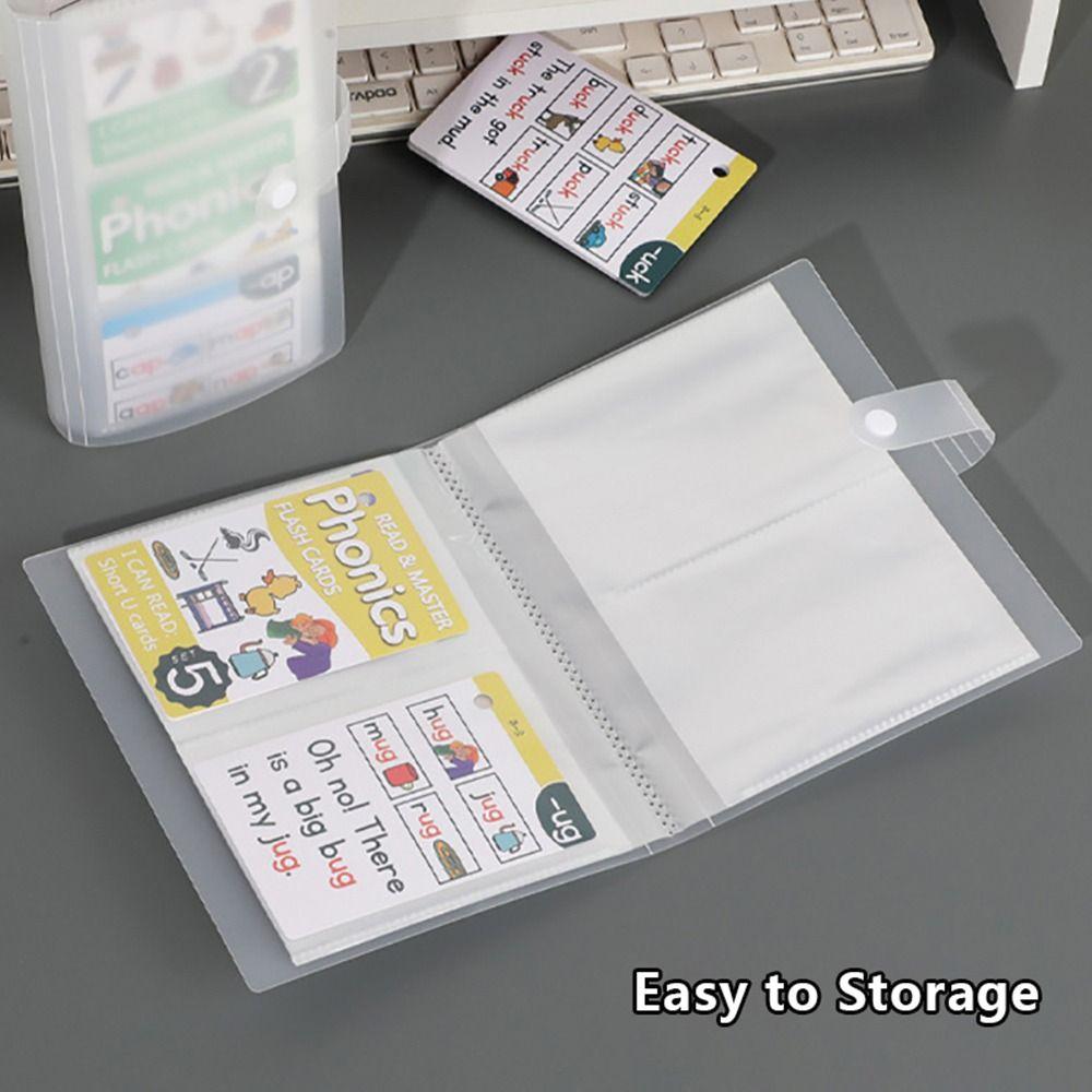 PVC Photocards Holder Transparent Bill Storage Booklet Simple Photo Album