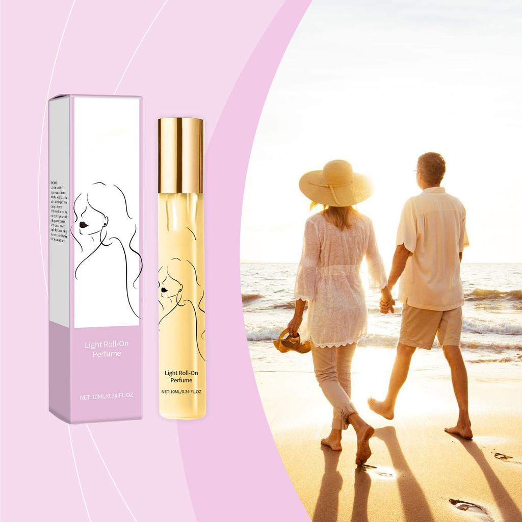 Light Scented Roller Ball Perfume, Elegant, Fresh , Portable Perfume 10ml