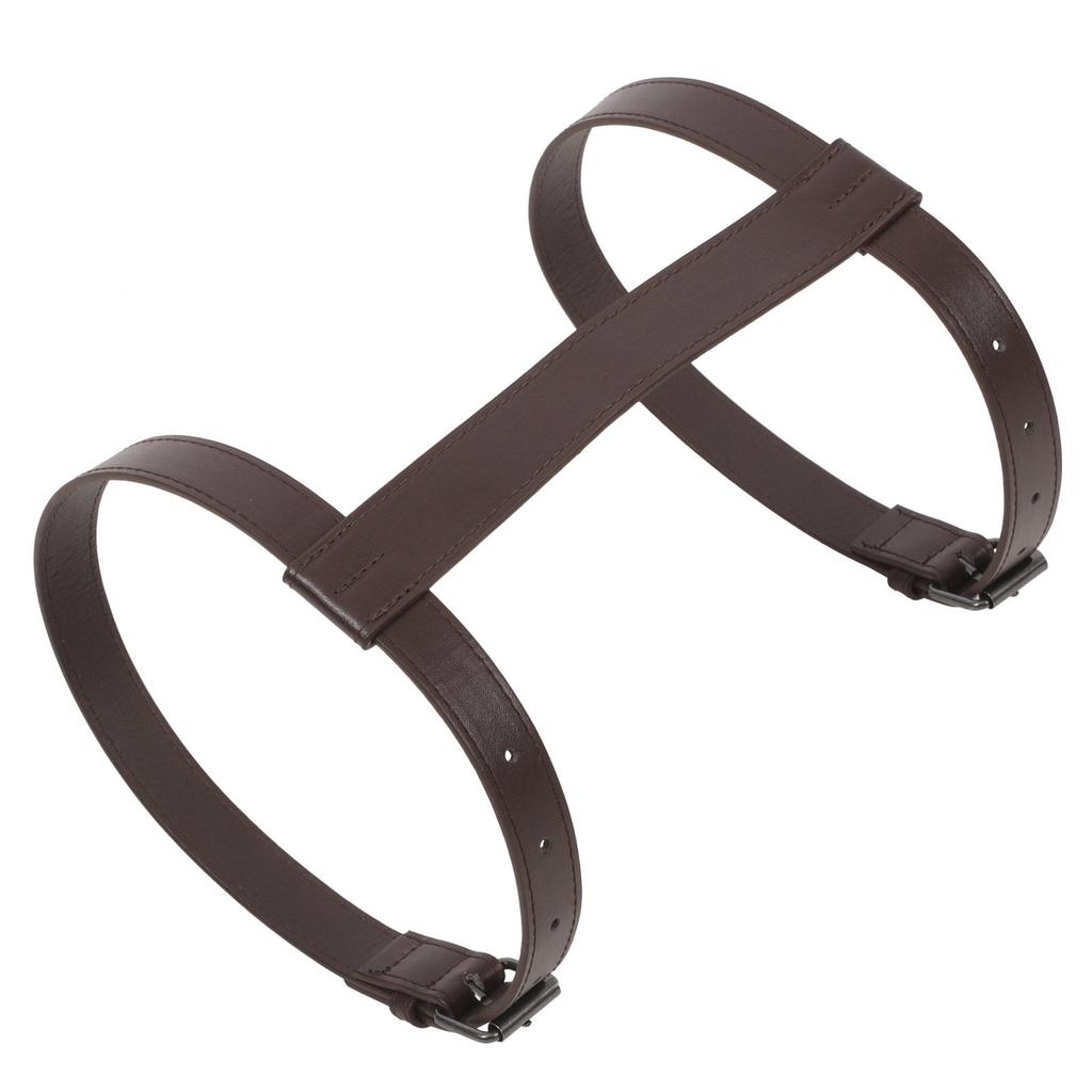 Heavy Duty PU Blanket Carrying Belt for Picnic Mat Outdoor Camping Travel Rug Bedroll Motorcycle Roll