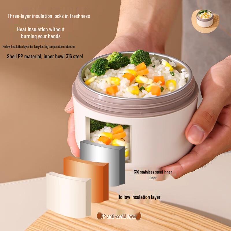 316L Stainless Steel Insulated Microwave Lunch Box