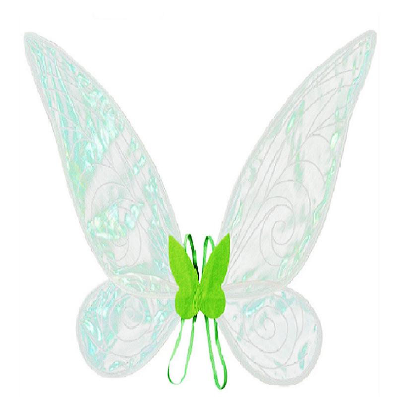 Halloween Children'S Green Elf Necklace Wonderful Fairy Tinker Bell Princess Dress Tinker Bell